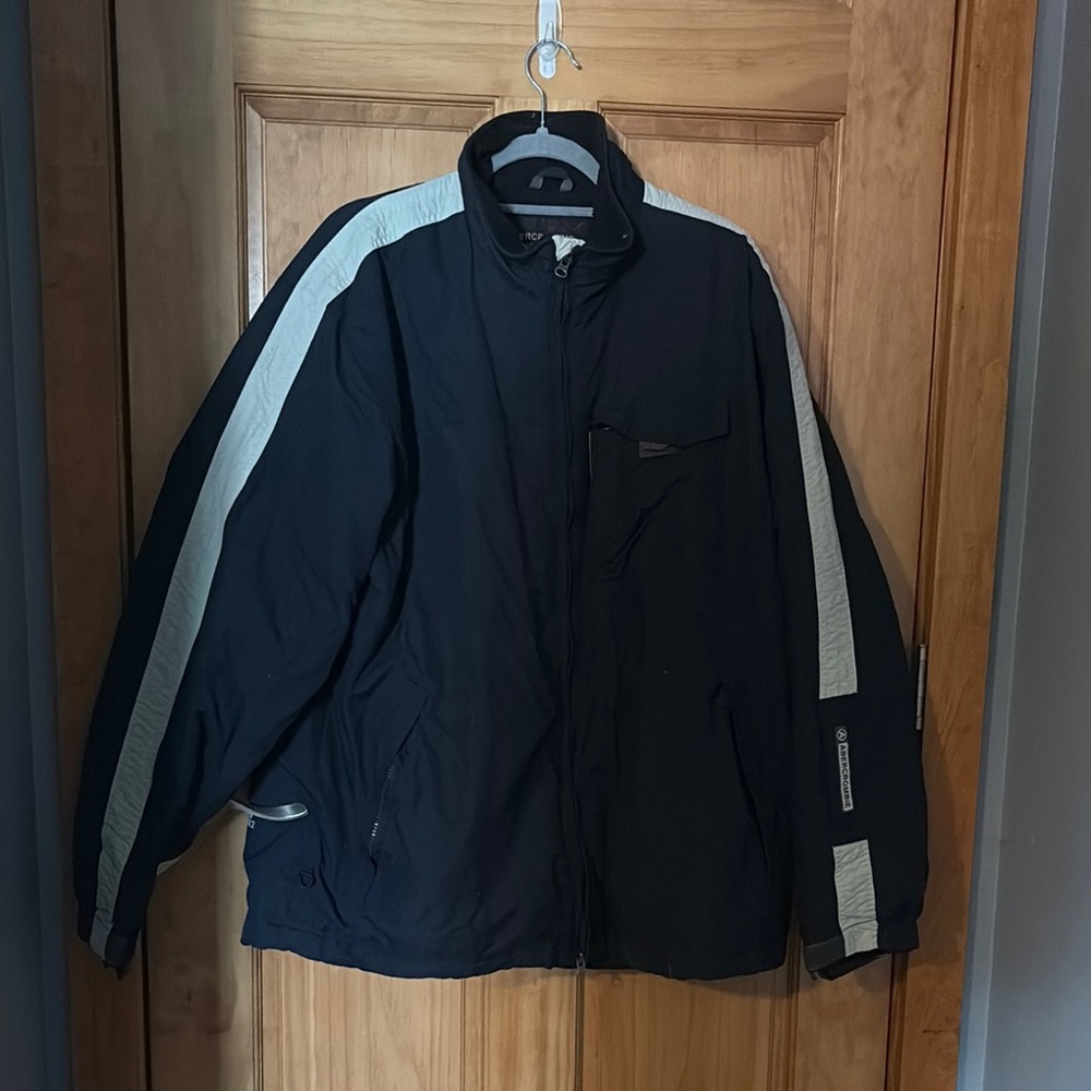Abercrombie & Fitch Black and White Performance Jacket